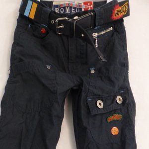 ROMEO & JULIETTE, 5, navy blue cargo pants